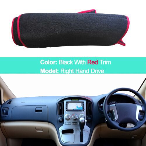 Auto Innerlijke Dashboard Cover Voor Hyundai Iload H1 H-1 H300 I800 Imax Grand Starex - Lhd Rhd dash Mat Tapijt Cape Tapijt: RHD Red