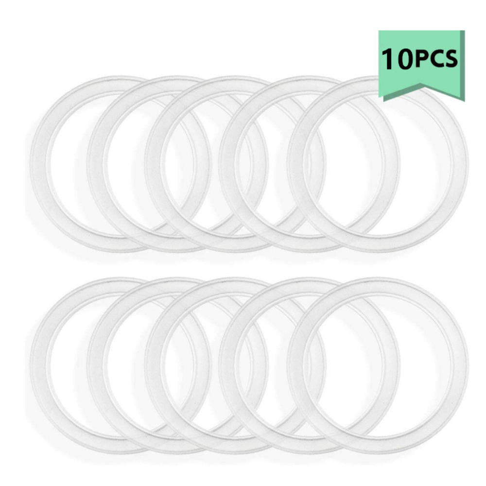Junta de repuesto de silicona para tapas de tarros, anillos de sellado de goma herméticos, a prueba de fugas, para enlatar: C-86mm-10pcs