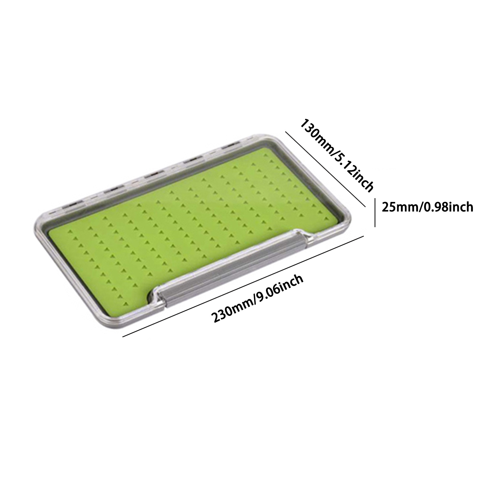 Aventik 100% Waterproof Fly Box Silicone Transparent Fishing Box Fishing Storage: WHITE