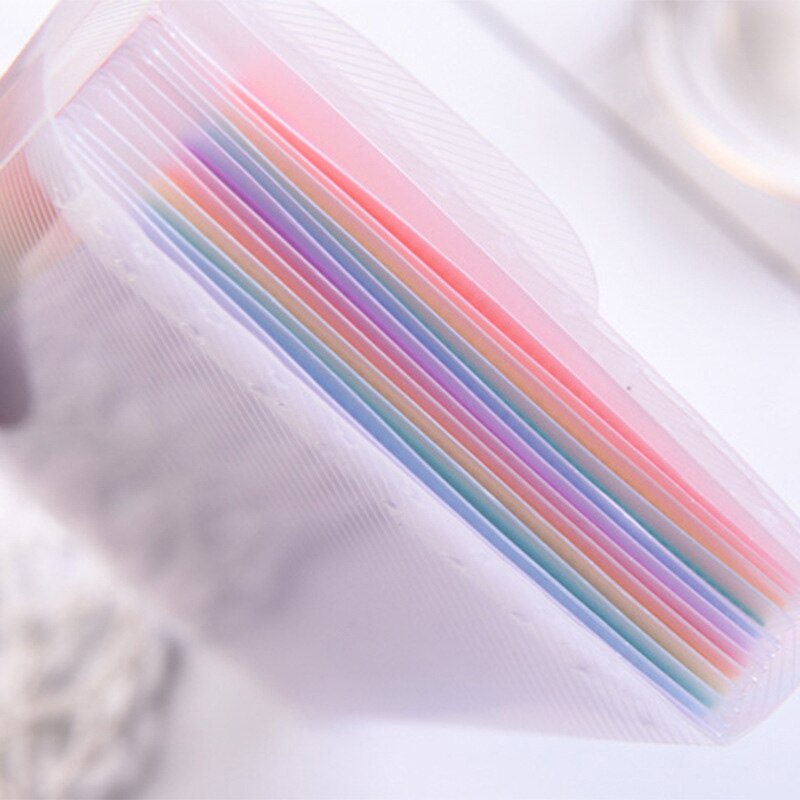 Mini-Akkordeon-Datei Organizer 2PCS A6 13 Pocket Rainbow Farbdatei Organizer mit Registerkarten- und Selbststockseil tragbares PP-Dokument für Zuhause, Schule, Büro-Mini-Akkordeon Organize
