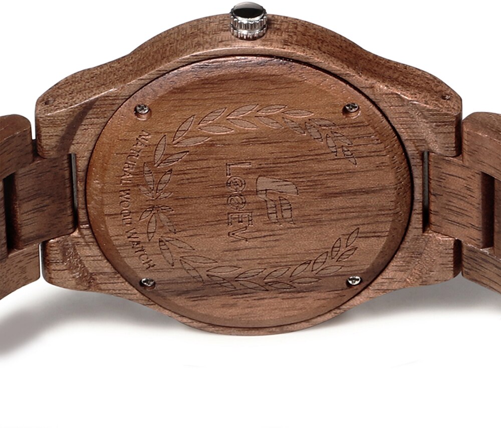 El mejor , relojes de madera únicos para hombre, 100% de madera natural, de bambú, hechos a mano, de lujo, reloj de pulsera de cuarzo , reloj deportivo Masculino