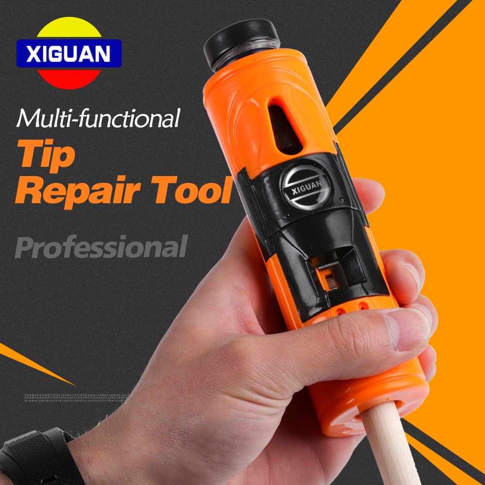 Xiguan billiard træningsværktøj multifunktionelt værktøj til reparation af spidser (trimmer + sideskæring + beslagskæring) til tilbehør til carom pool