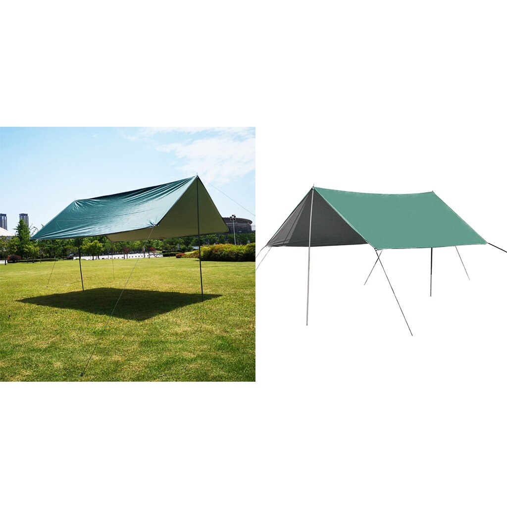 Portable Sun Shelter Picnic Camping Canopy 3-4 Person Awning Tarpaulin Tarp Tent