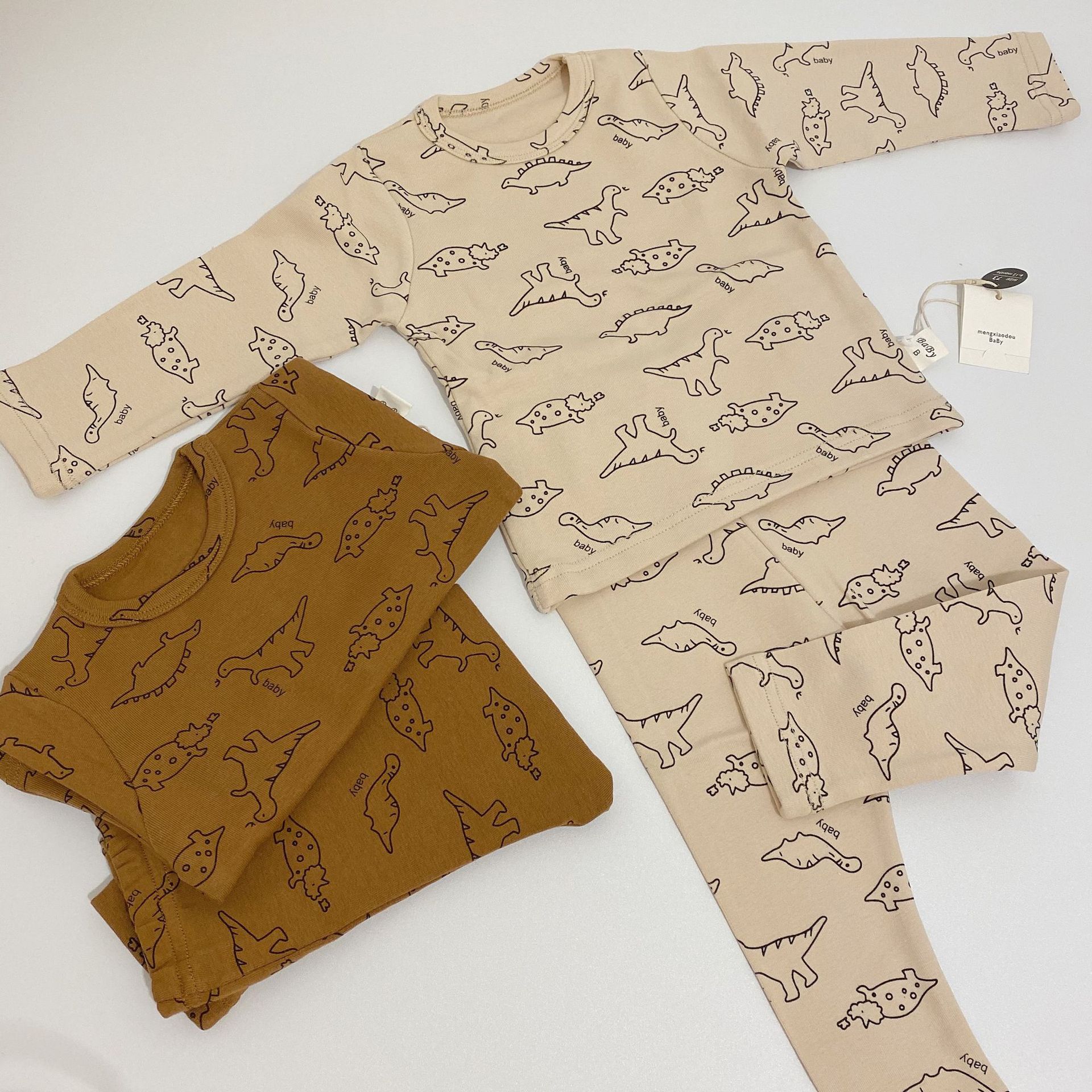 Milancel Baby Kleding Dinosaurus Print Baby Een Stuk Met Hoed Katoenen Baby Bodysuits Lente Peuter Kleding