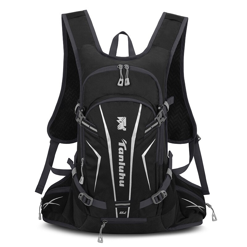 25L Waterproof Cycling Backpack Men And Women Hiking Camping Running Backpack Outdoor MTB Sports Hydration Backpack: black