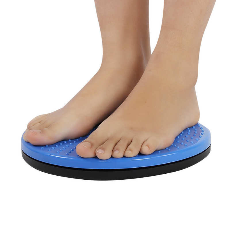 Twist Board Avec Sangles De Traction – Planche D'équilibre Fitness Maison, Max 120 Kg, Massage Et Renforcement Abdominal