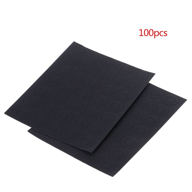 100Pcs 18650 Lithium Batterijen Anode Punt Isolatie Pakking Gerst Papier Li-On Accu Mobiele Isolerende Lijm Patch pads