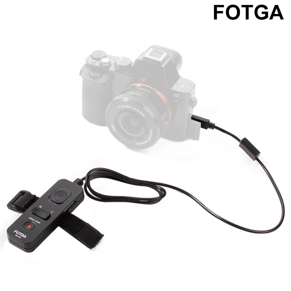 Fotga RM-VS1 Afstandsbediening Ontspanknop Cord Voor Sony A7 A7R A7S A7II A7RII A7M2 A6500 Camera Ontspanknop Remote controle