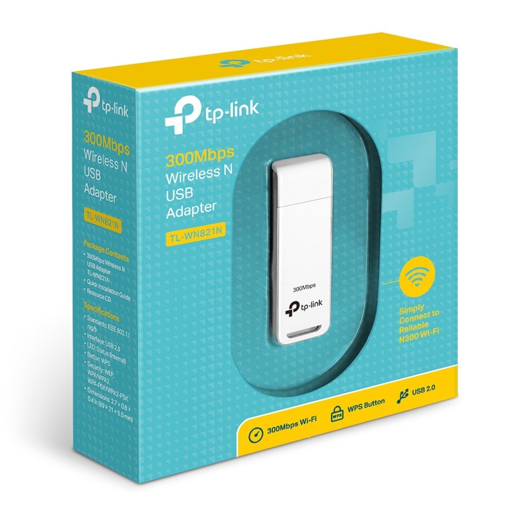 Tp-link TL-WN821N adattatore USB Wireless da 300MBPS