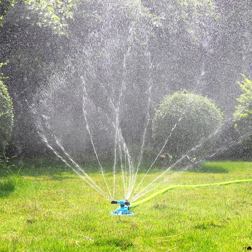 Garden Lawn Sprinkler 360° Automatic Rotating Water Sprinkler For Yard Lawn Water Gun Water Sprayer Gardening Tools Equipmen