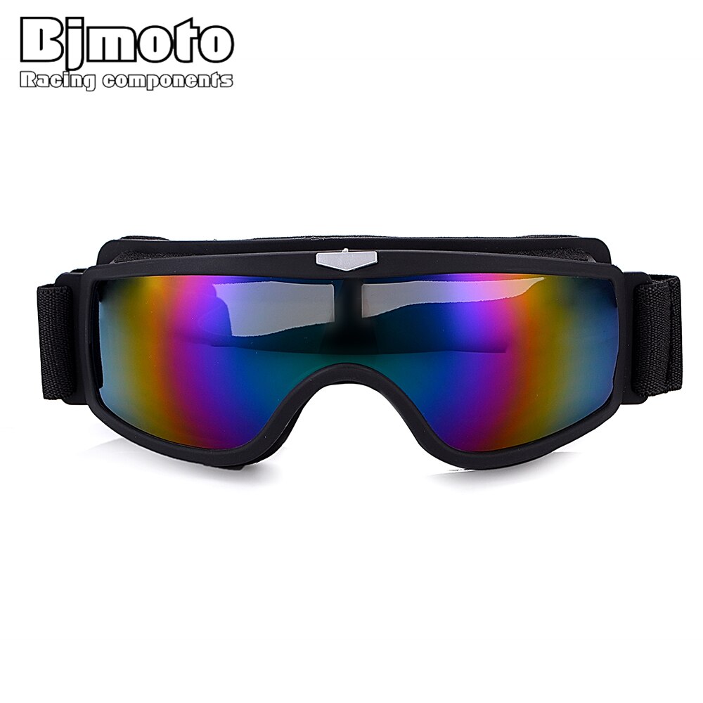 BJMOTO universel Vintage moto lunettes moto Scooter motard lunettes Motocross lunettes pliable casque lunettes