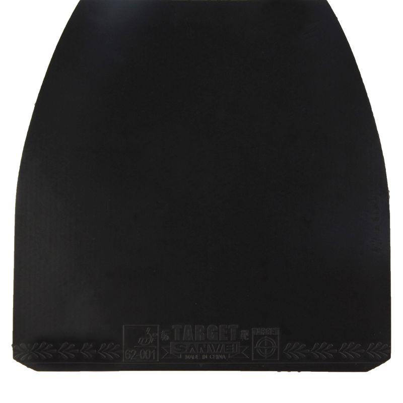 Espinillas de goma para ping pong de goma Sanwei, Blanco nacional con pastel, esponja azul, tenis de mesa: 1 pcs black