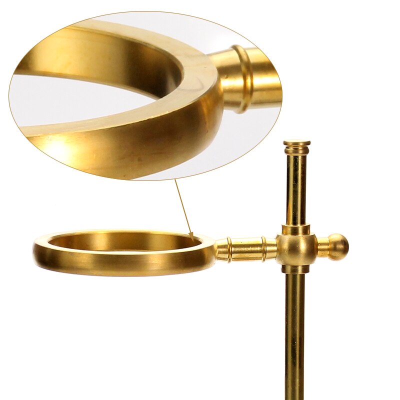 Pour-Over Coffee Dripper with Wood Stand - Heavy-Duty - Adjustable height