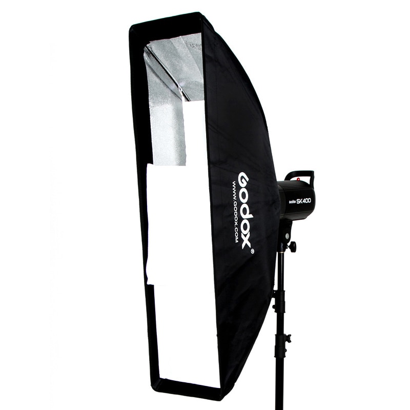 Godox 12&quot;x 47&quot; 30 x 120cm Strip Honeycomb Grid Rectangular Softbox for Photo Strobe Studio Flash Softbox Bowens Mount