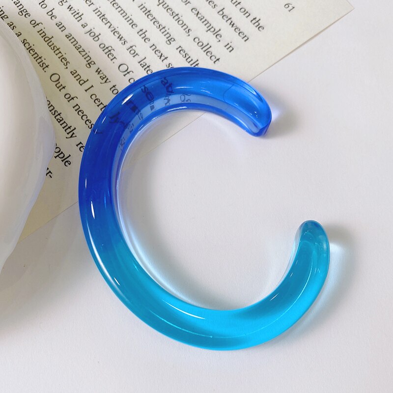 Braccialetti con ciondoli trasparenti colorati Desinger per donna braccialetti aperti indiani in resina di grandi dimensioni per gioielli di moda in acrilico per ragazza: KB242-6