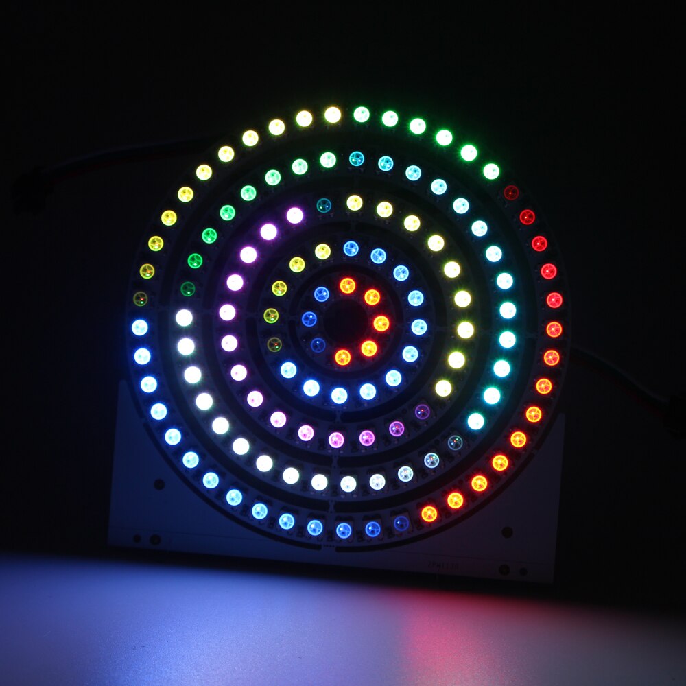 WS2812B DIY RGB LED Ring 8 16 24 35 45 Pixels WS2812 Round LED Modules SK6812 5050 Built-in RGB Addressable DC5V LED Circle Ring