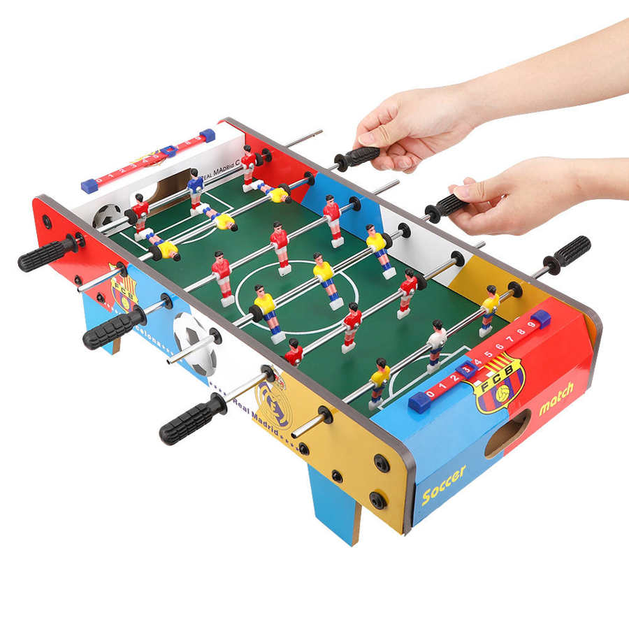 Indoor Voetbal Tafel Houten Kinderen Voetbal Tafel Indoor Mini Game Ouder-kind Desktop Voetbal Educatief Speelgoed