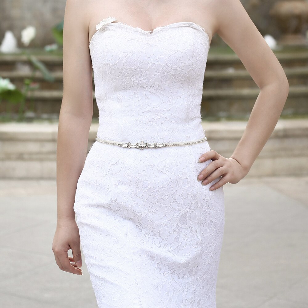 ZMS386 cinturón de vestido de novia, cinturón de – Grandado