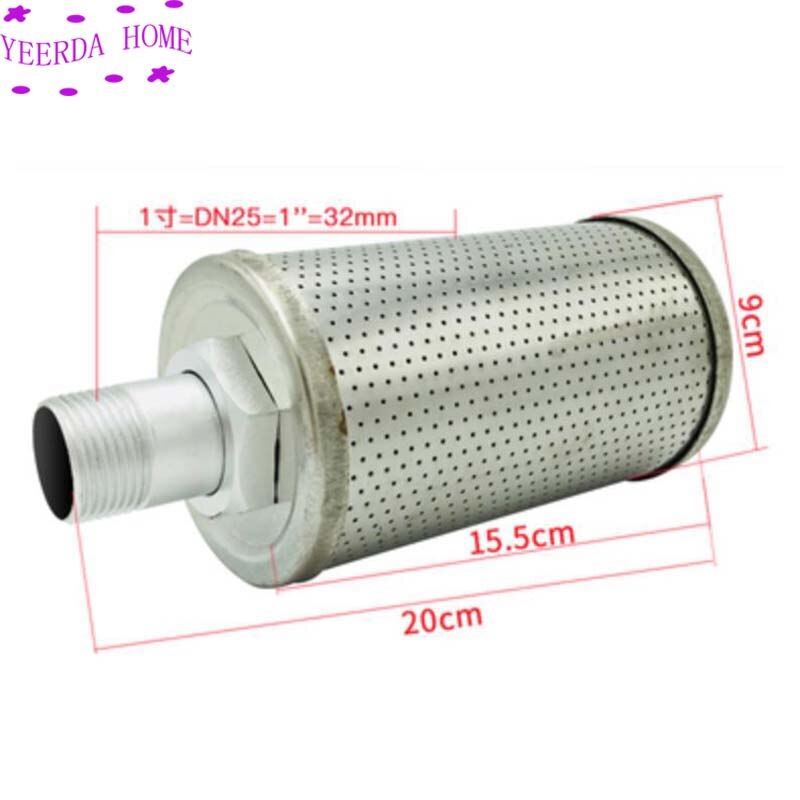 30bar high pressure muffler High temperature resistance 500 ℃ Dryer muffler Air exhaust muffler Noise reduction equipment: DN25