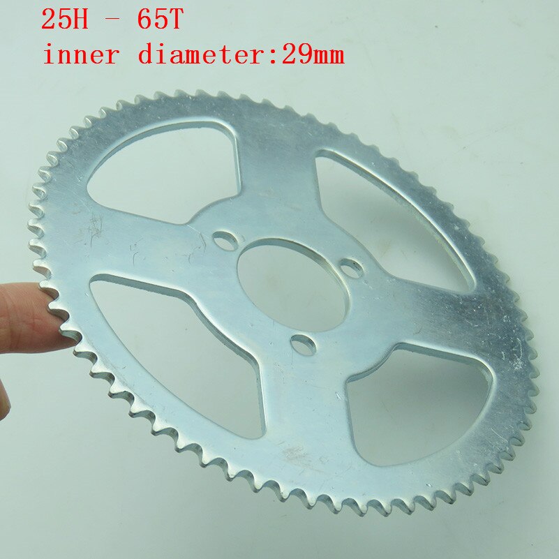 25H 65t 29MM Rear Sprocket fit Mini Moto ATV Quad Dirt Pit Pocket Bike Chopper Bike Motorcycle Motocross