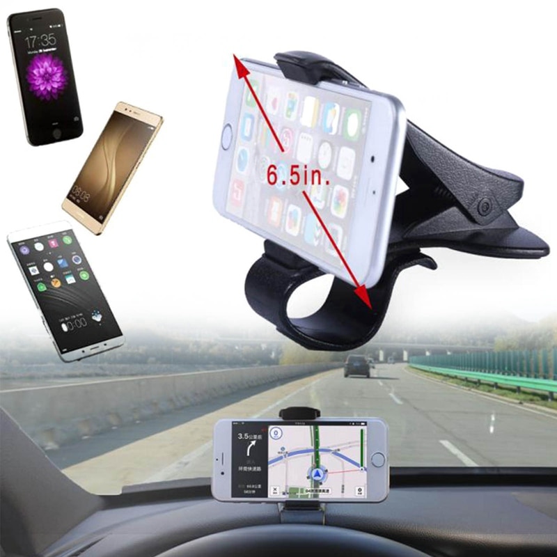 Universele Auto Mobiele Telefoon Houder Gps Navigatie Dashboard Telefoon Houder Voor Mobiele Telefoon Clip Fold Houder Stand Beugel