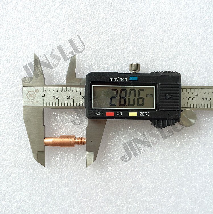 Binzel – support de pointe BW MB25 Style 25AK, 22 pièces, 142.0001, 0.8, 0.9, 1.0, 1.2mm, pour torche de soudage Mig Mag