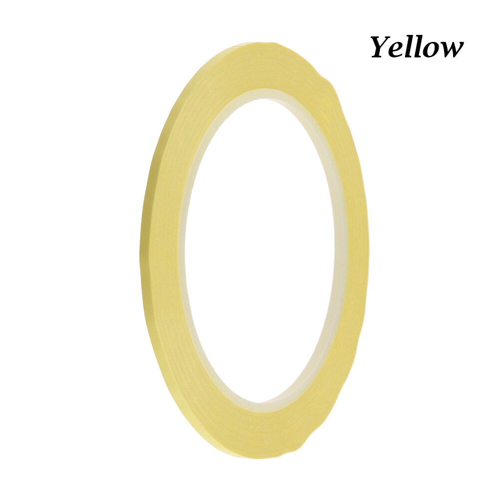 66m Multicolor Width 3mm 5S Waterproof Desktop Positioning Tapes No Trace Whiteboard Warning Line Drawing Marking Grid Tape: Yellow