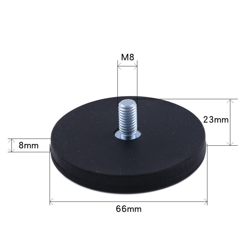 66mm Magnetic Base Mounting Bracket Lamp Holder LED Work Light Bar Magnet Sucker Strong Neodymium Magnetic Materials