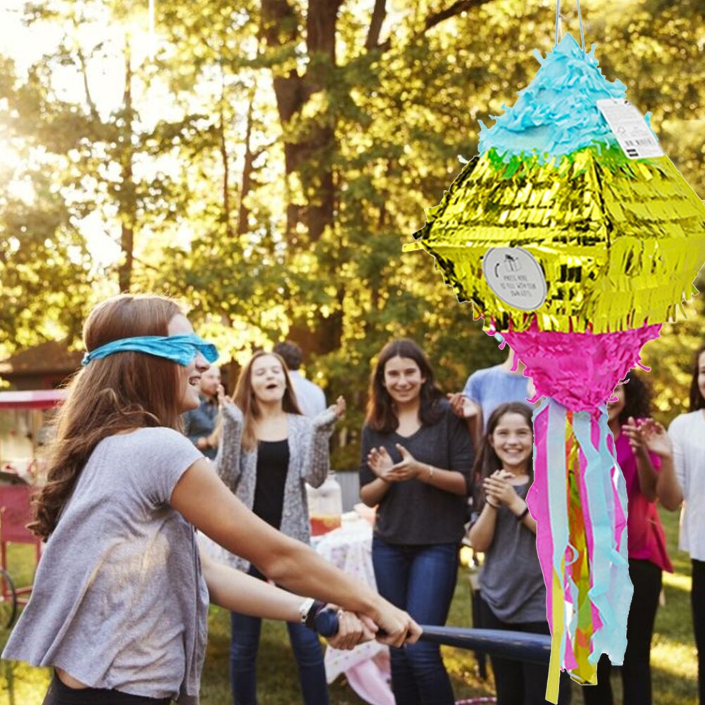 Party Decorations Kids Diamond Pinata Birthday Party Supplies Foil Pinata Props Unicorn Birthday Party atmosphere Handicrafts
