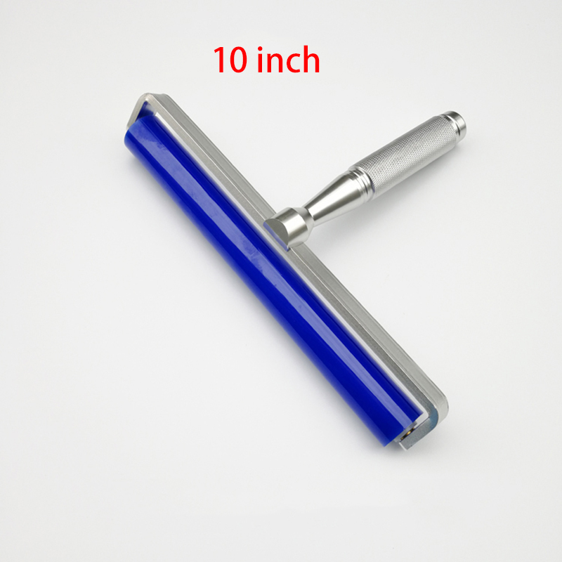 1PCS Dust Removal Sticky Silicone Roller Anti-Static Roller Brush Manual Cleaner Phone Repair Tool Aluminum Alloy Handle