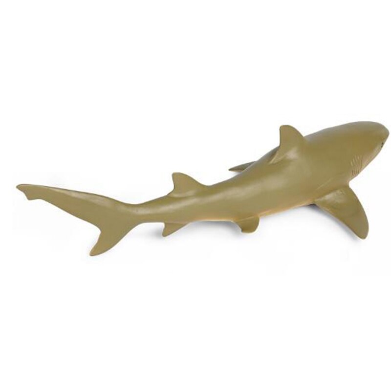 2Pcs Simulatie Marine Animal Model Zachte Citroen Shark Ornamenten