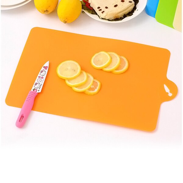21.5*32.5Cm Snijplank Keuken Koken Gereedschap Flexibele Pp Plastic Antislip Hangen Gat Voedsel Slice cut Hakblok DIN889