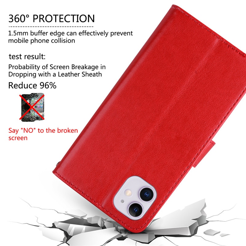 on For Xiaomi Redmi 9A Case Leather Flip Phone Case for Xiaomi Redmi 9AT 9 AT Cover For Redmi9A 9 A Wallet Card Slots Coque