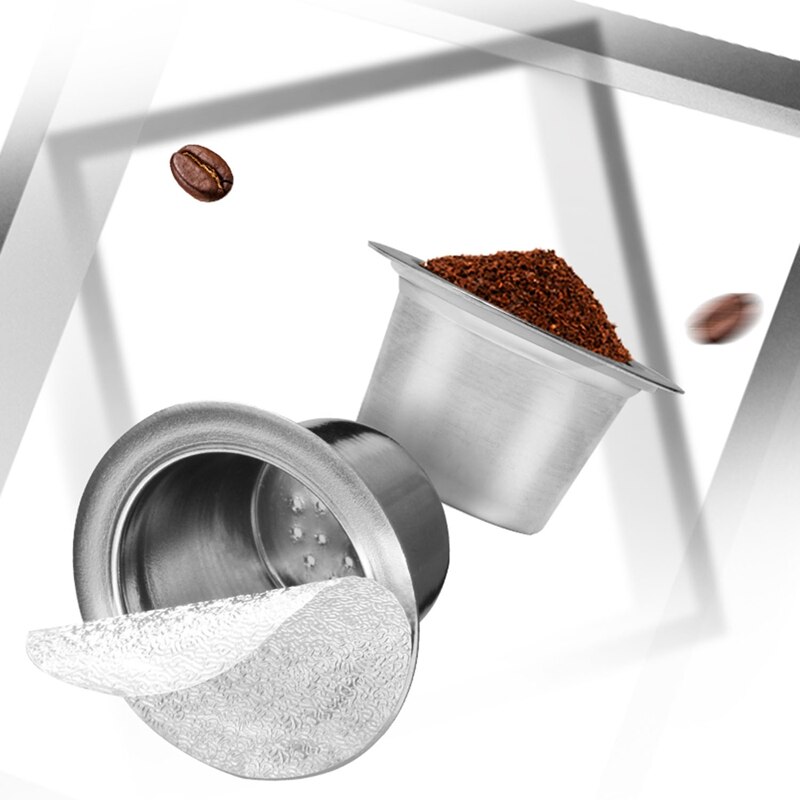 Sabotage Rvs Hervulbare Nespresso Capsule Herbruikbare Nespresso Machine Espresso Koffiezetapparaat Cup Filter