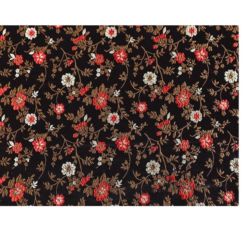 Tela Jacquard bordada con libélula CF01 para Boda China tradicional, Cheongsam Qipao, tela de seda de Mora, bolso de bricolaje, Material
