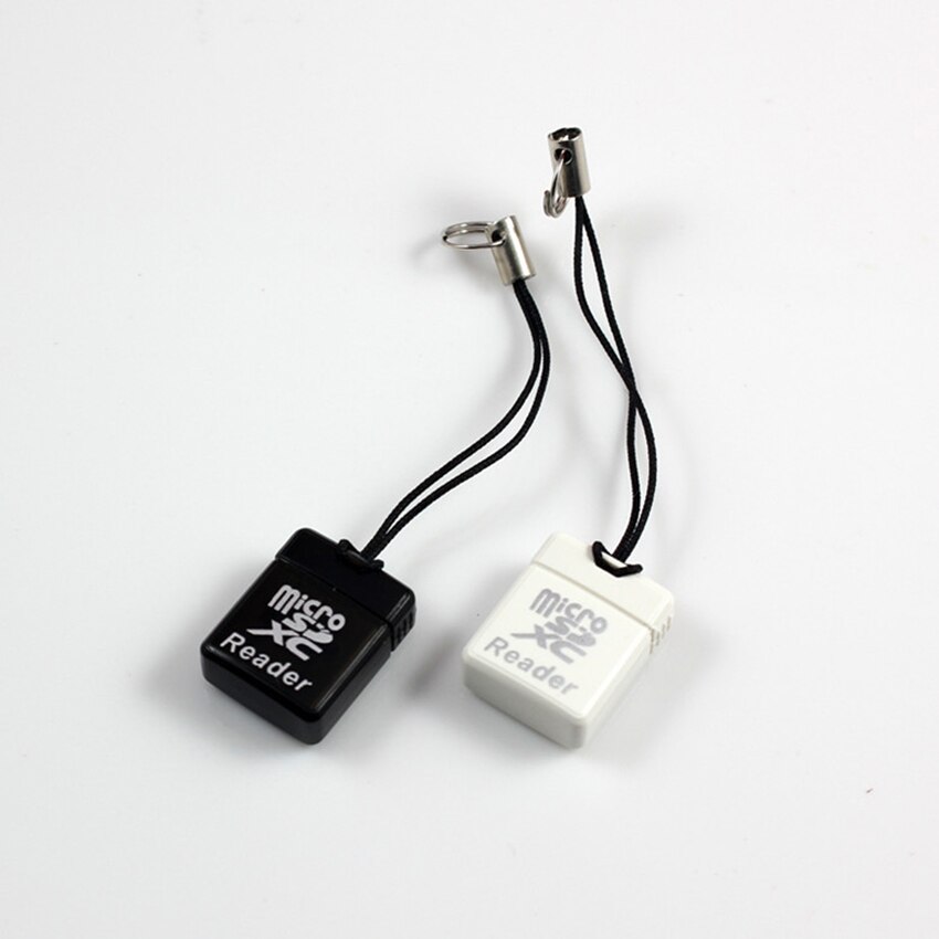 Micro Sd Mini Kaartlezer Met Lanyard, Led-lampje, Data-overdracht Snel En Handig, Te Dragen, Plug En Play