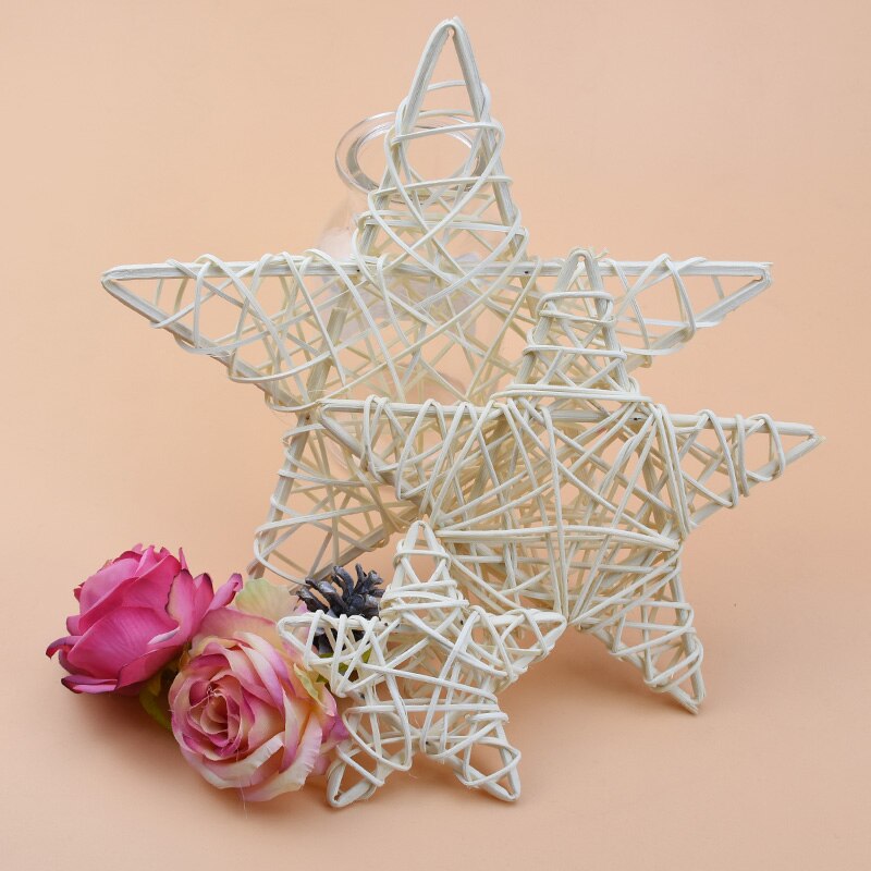 10/15/20 cm billige kunstige planter bryllup dekorative blomster stjernekrans diy jul håndverk materialer scrapbooking hjem dekor