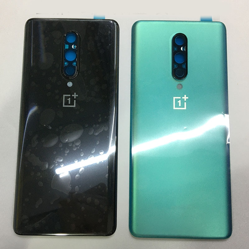 Original Glas Für OnePlus 8 Zurück Batterie Abdeckung Tür Hinten Glas Oneplus 8 Profi Batterie Abdeckung 8 8ro Gehäbenutzen fallen + kamera Objektiv