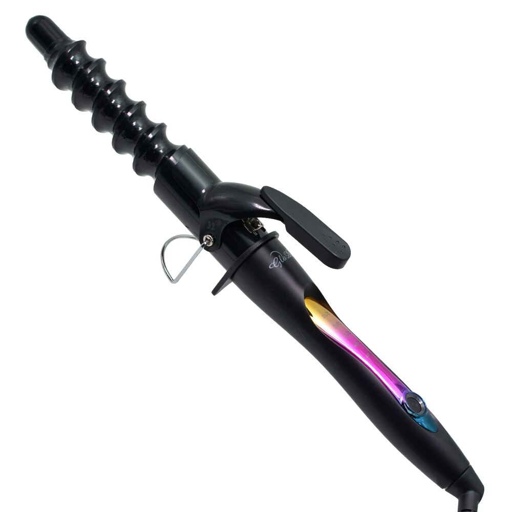 Magic Hair Curler Electric Ceramic Spiral Curling Iron Salon Hair Styling Tools Hair Wand Curler: 32mm / EU