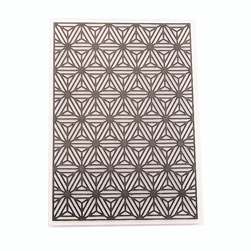 10.5x14.8cm pattern pattern folders Plastic bump Scrapbooking DIY Template Fondant indentation Cake Photo Album Card Make