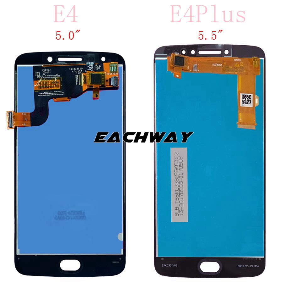Pour Motorola Moto E4 LCD E4 Plus affichage écran tactile numériseur assemblée XT1766 XT1763 XT1770 XT1771 XT1772 XT1773 affichage