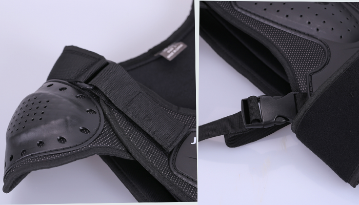 Kind Body Protector armor motorjacks Motocross back shield mouwloos vest Spine Borst Beschermende gears Jas
