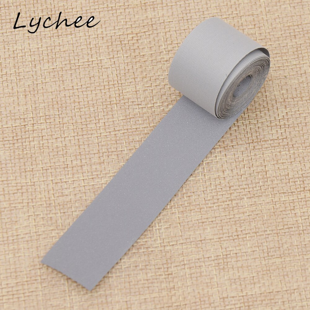 Lychee 3m Classic Solid Color Reflective Tape Fabric For DIY Handmade Craft Garment Sewing Chemical Fiber Cloth