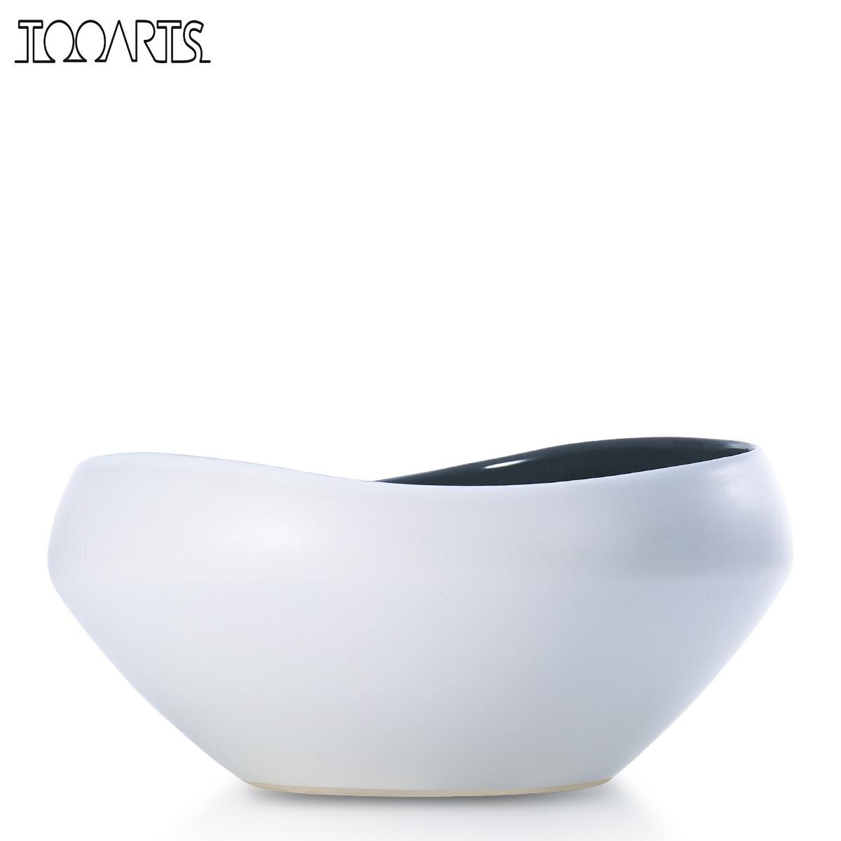 Ceramic tableware Fruit Bowl Salad Bowl Decorative Centerpiece Bowl Soup Plate for Fruit Salad Modern as a