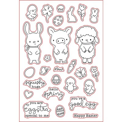 Litet djur piggy sjölejon gör självklart siikon stämpelkort att göra hantverk dekor scrapbooking mall stencil dies: Ww0281 a 1