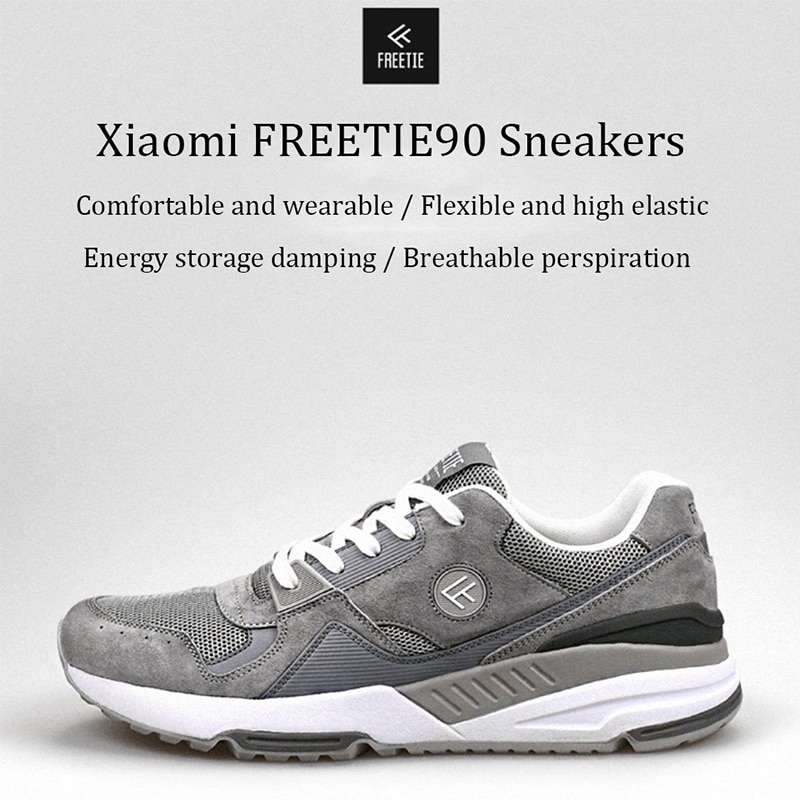 Xiaomi FREETIE Schuhe Retro Sport Schuhe Bequem Tragbare Atmungs Lauf Turnschuhe Hohe Elastizität Net Oberfläche Für Männer