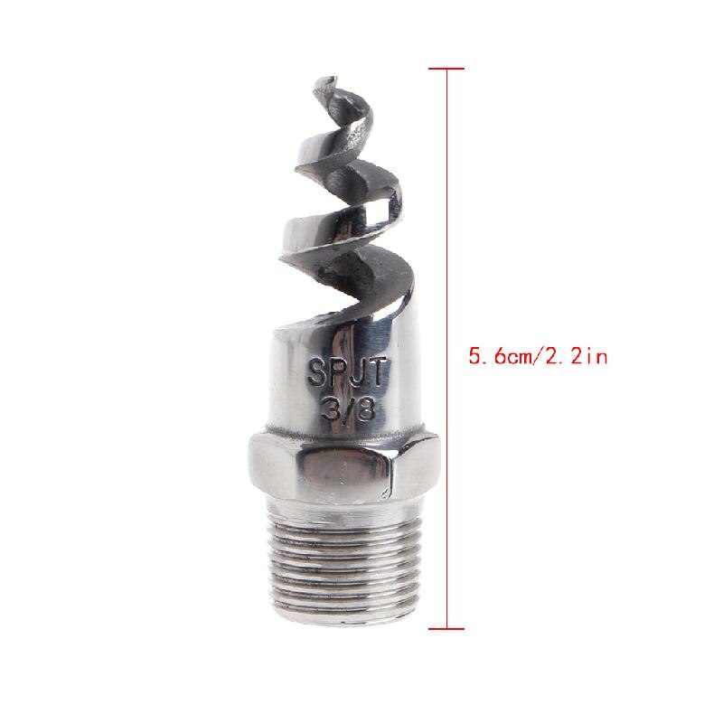 1/4 \ "1/2 \" Rvs Spiraal Kegel Verneveling Nozzle Spray Sprinklerkoppen K43D: 3