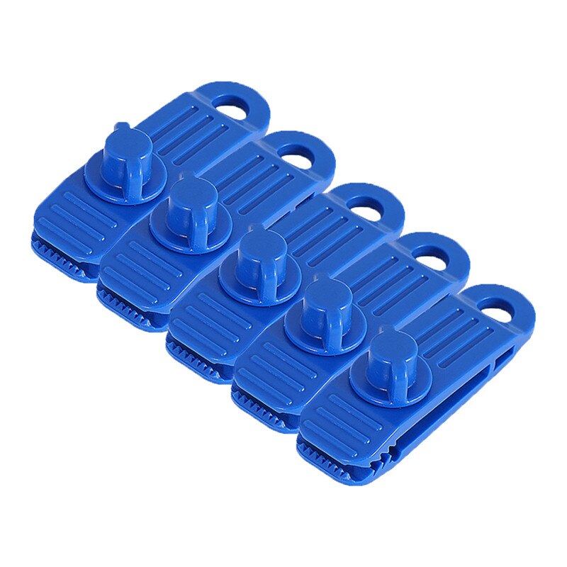 1pc 5PCS/pack Plastic Tent Clips Camp Tent Tarp Clips Outdoor Camping Canopy Kit Awning Set Canvas Tighten Tool Snap Rope Buckle: BU 5PCS