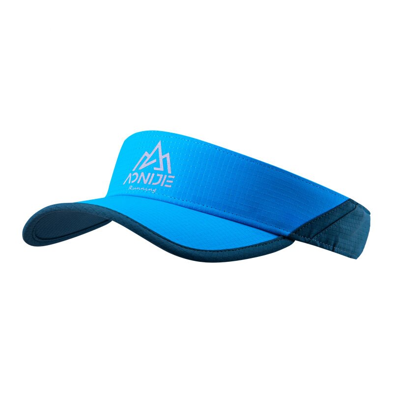 Aonijie ultraleve sol viseira boné ajustável chapéu de verão anti uv esportes tampas para acampamento ao ar livre caminhadas ciclismo e4080s: Azul