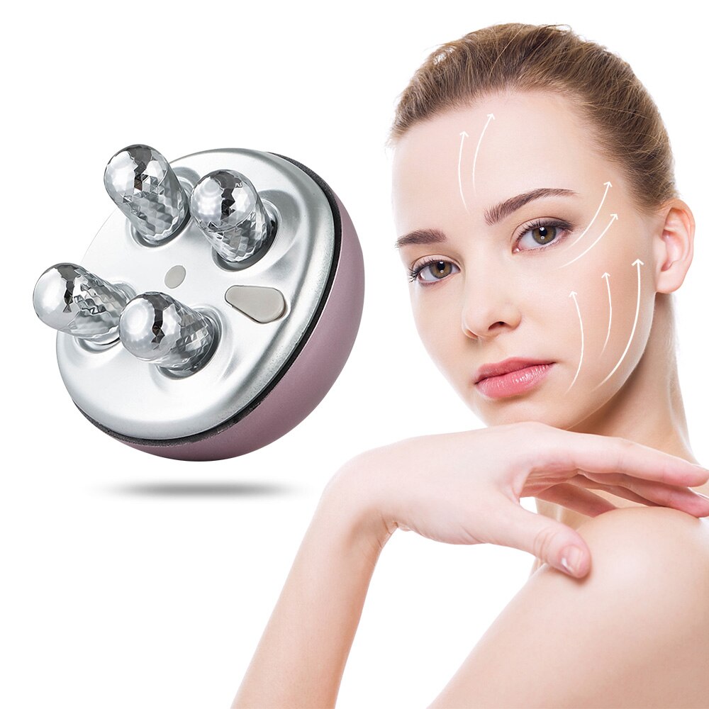 Facial Massager Roller Facelift Microstroom Machine Ems Massage V Gezicht Lifting Gezicht Spanners Huid Schrapen Thuisgebruik Apparaat